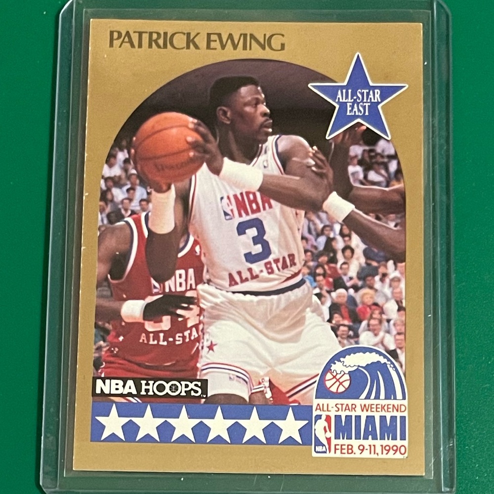 Patrick Ewing [All-Star] #4 1990-91 NBA Hoops Basketball Trading Card